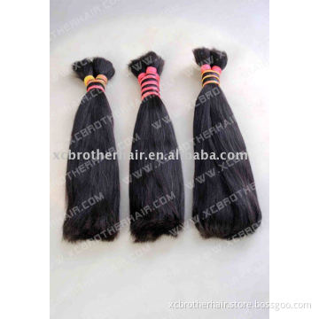 Natural black Indian VIRGIN hair bulk